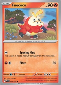 Fuecoco (35) - SV02: Paldea Evolved (PAL)