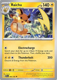 Raichu (64) - SV02: Paldea Evolved (PAL)