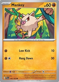 Mankey (106) - SV02: Paldea Evolved (PAL)
