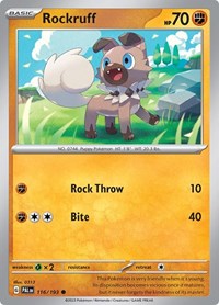 Rockruff (116) - SV02: Paldea Evolved (PAL)