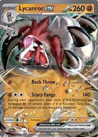 Lycanroc ex (117) - SV02: Paldea Evolved (PAL)