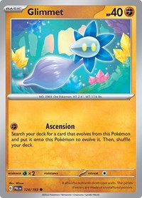 Glimmet (124) - SV02: Paldea Evolved (PAL)
