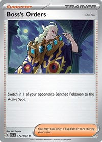 Boss's Orders (172) - SV02: Paldea Evolved (PAL)