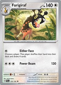 Farigiraf (155) - SV02: Paldea Evolved (PAL)