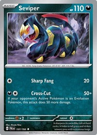 Seviper (137) - SV02: Paldea Evolved (PAL)