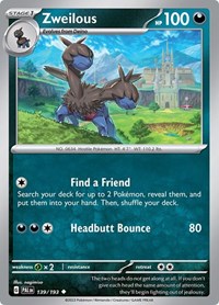 Zweilous (139) - SV02: Paldea Evolved (PAL)