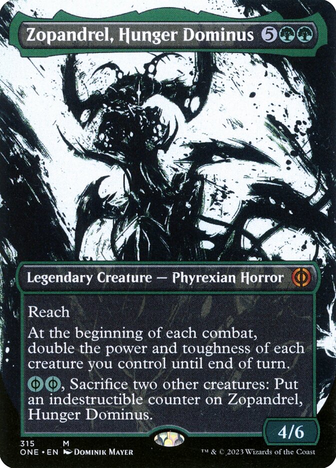 Zopandrel, Hunger Dominus (315) - Phyrexia: All Will Be One (ONE)