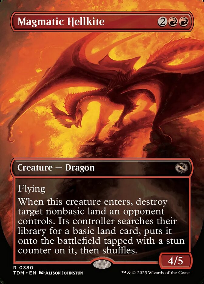 Magmatic Hellkite // Magmatic Hellkite (380) - Tarkir: Dragonstorm (TDM)