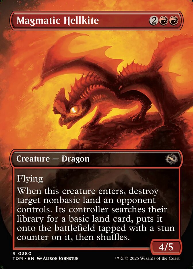 Magmatic Hellkite // Magmatic Hellkite (380) - Tarkir: Dragonstorm (TDM)