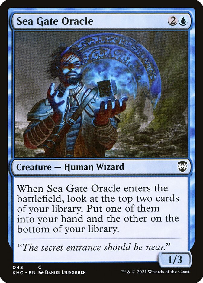 Sea Gate Oracle (43) - Kaldheim Commander (KHC)