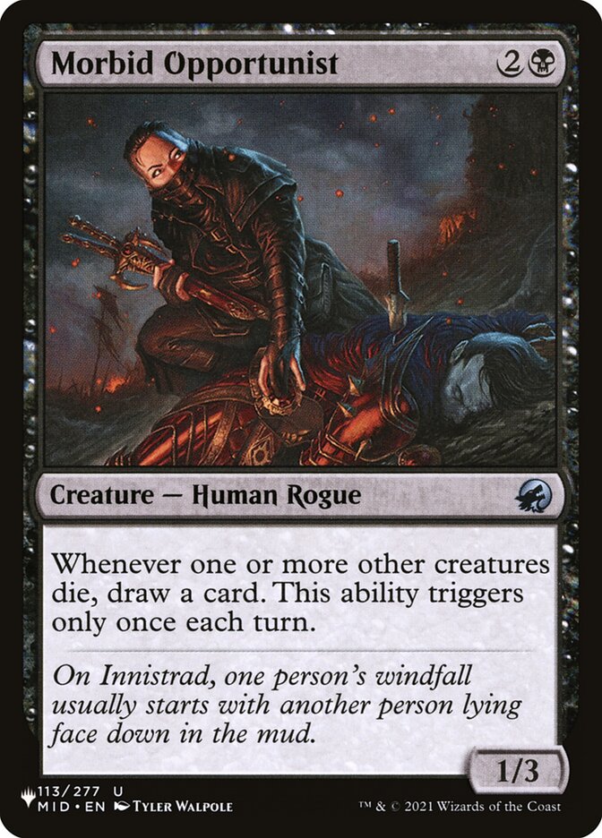 Morbid Opportunist (MID-113) - The List (PLST)