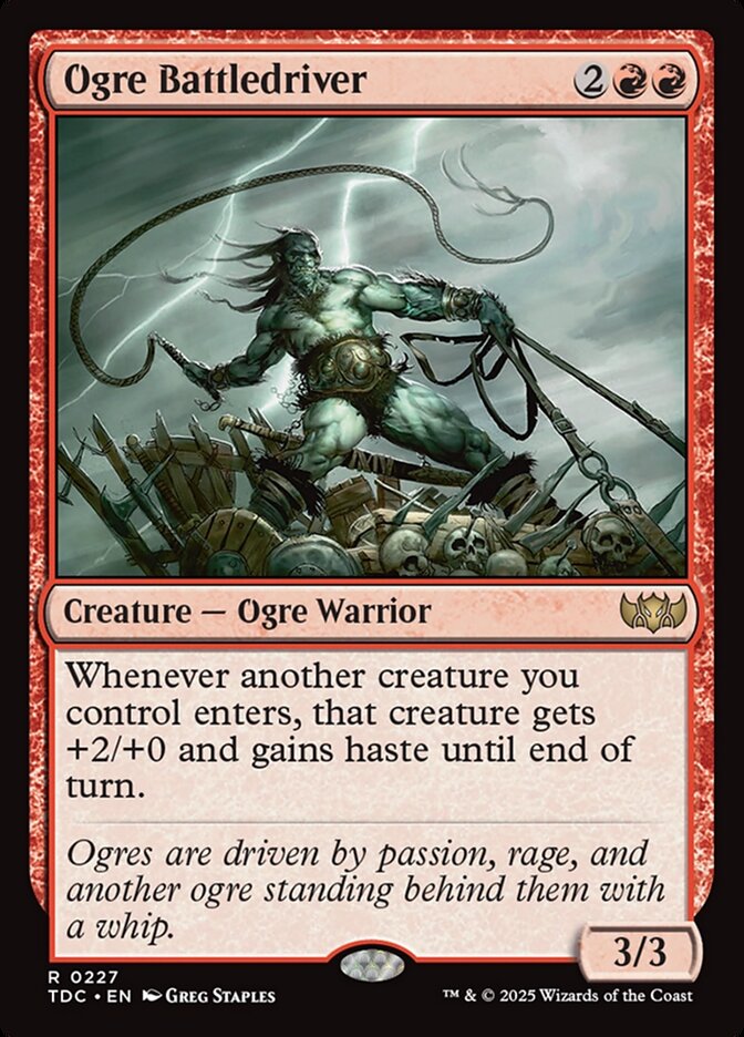Ogre Battledriver (227) - Tarkir: Dragonstorm Commander (TDC)