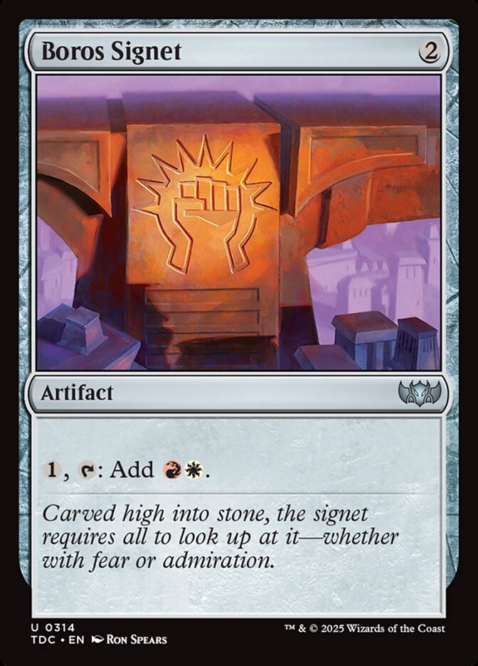 Boros Signet (314) - Tarkir: Dragonstorm Commander (TDC)