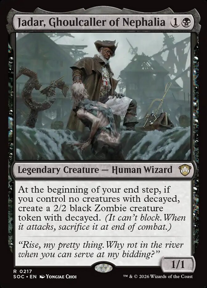 Jadar, Ghoulcaller of Nephalia (217) - Secrets of Strixhaven Commander (SOC)