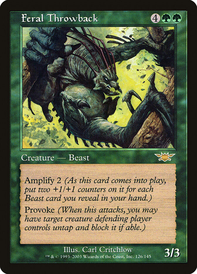 Feral Throwback (126) - Legions (LGN)