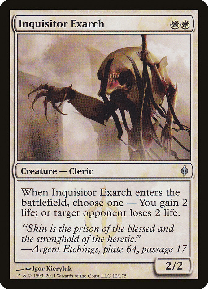 Inquisitor Exarch (12) - New Phyrexia (NPH)