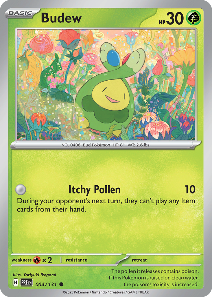 Budew (4/131) - Prismatic Evolutions (PRE)