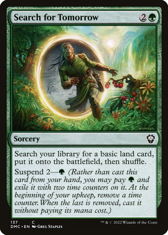 Search for Tomorrow (137) - Dominaria United Commander (DMC)