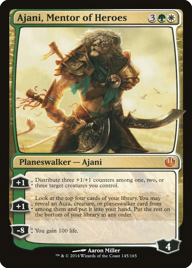 Ajani, Mentor of Heroes (145) - Journey into Nyx (JOU)