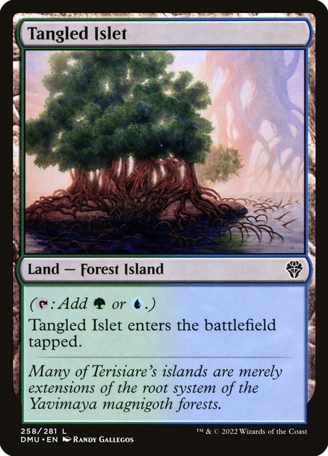 Tangled Islet (258) - Dominaria United (DMU)