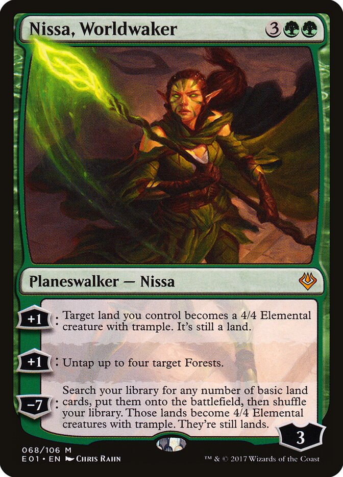 Nissa, Worldwaker (68) - Archenemy: Nicol Bolas (E01)
