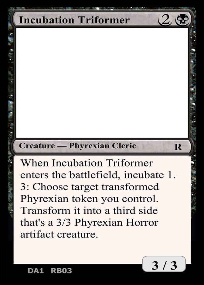 Incubation Triformer (RB03c) - Unknown Event (UNK)