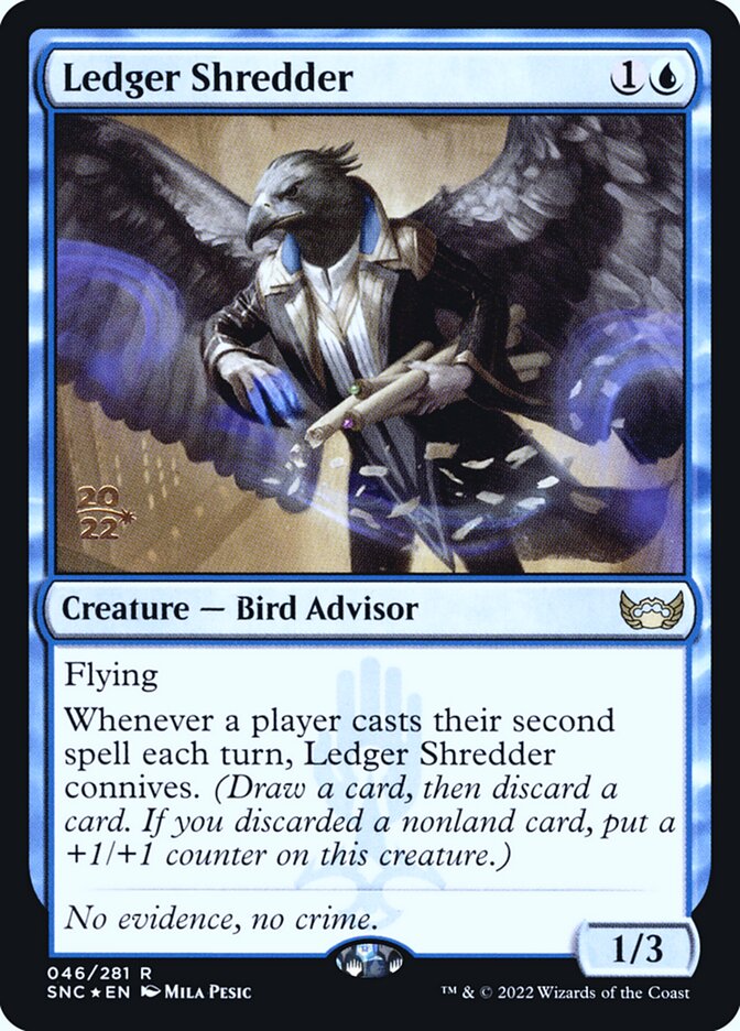 Ledger Shredder (46s) - Streets of New Capenna Promos (PSNC)