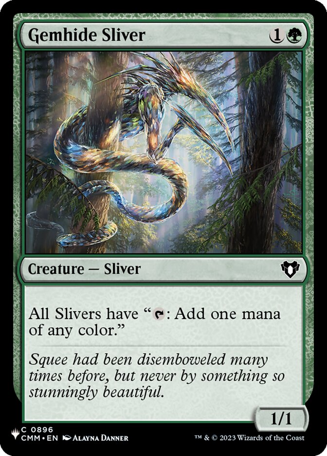Gemhide Sliver (CMM-896) - The List (PLST)