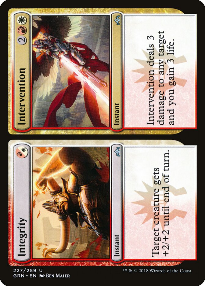 Integrity // Intervention (227) - Guilds of Ravnica (GRN)