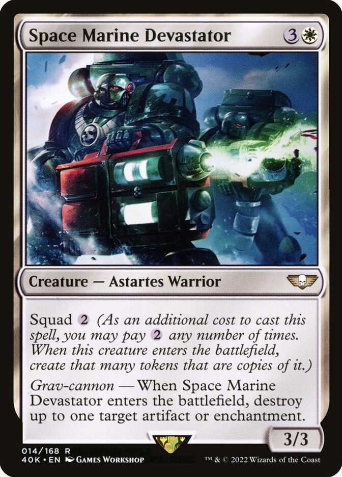 Space Marine Devastator (14) - Warhammer 40,000 Commander (40K)