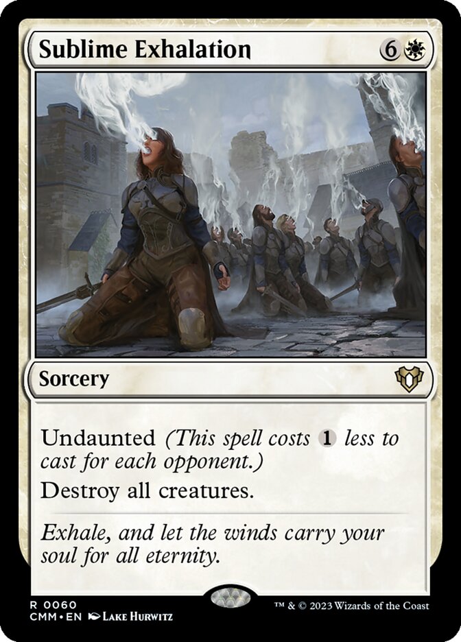 Sublime Exhalation (60) - Commander Masters (CMM)