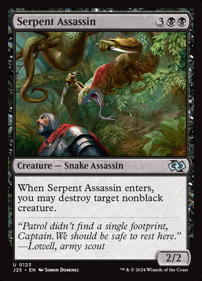 Serpent Assassin (123) - Foundations Jumpstart (J25)