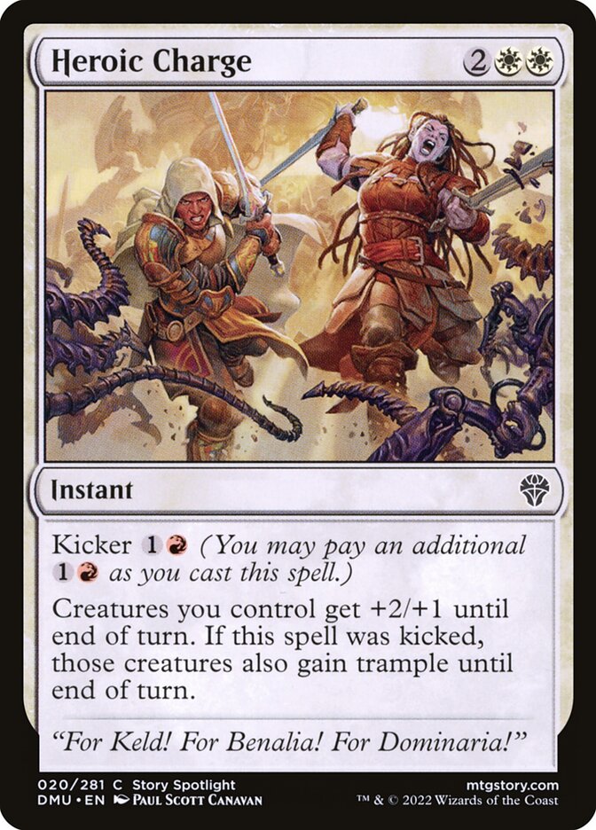 Heroic Charge (20) - Dominaria United (DMU)