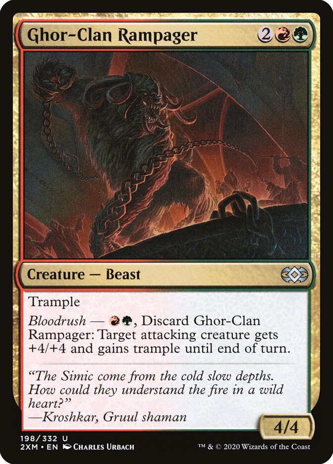 Ghor-Clan Rampager (198) - Double Masters (2XM)