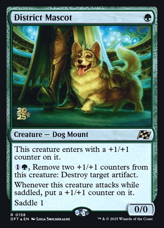 District Mascot (158s) - Aetherdrift Promos (PDFT)