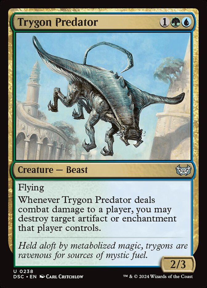 Trygon Predator (238) - Duskmourn: House of Horror Commander (DSC)
