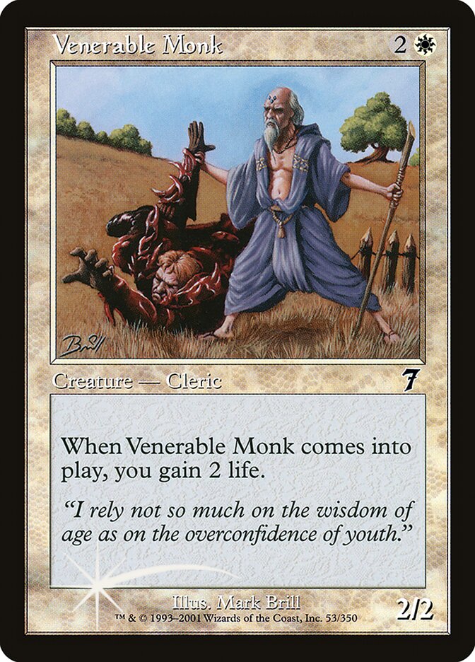 Venerable Monk (53) - Seventh Edition (7ED)
