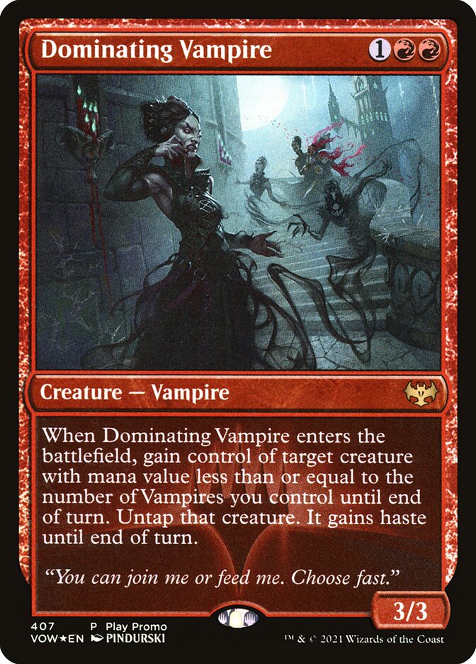 Dominating Vampire (407) - Innistrad: Crimson Vow (VOW)