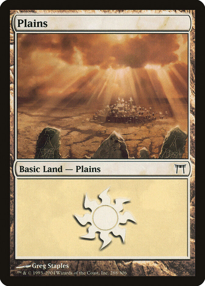 Plains (288) - Champions of Kamigawa (CHK)