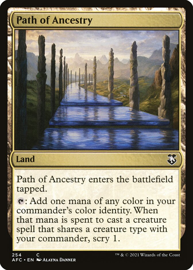 Path of Ancestry (254) - Forgotten Realms Commander (AFC)