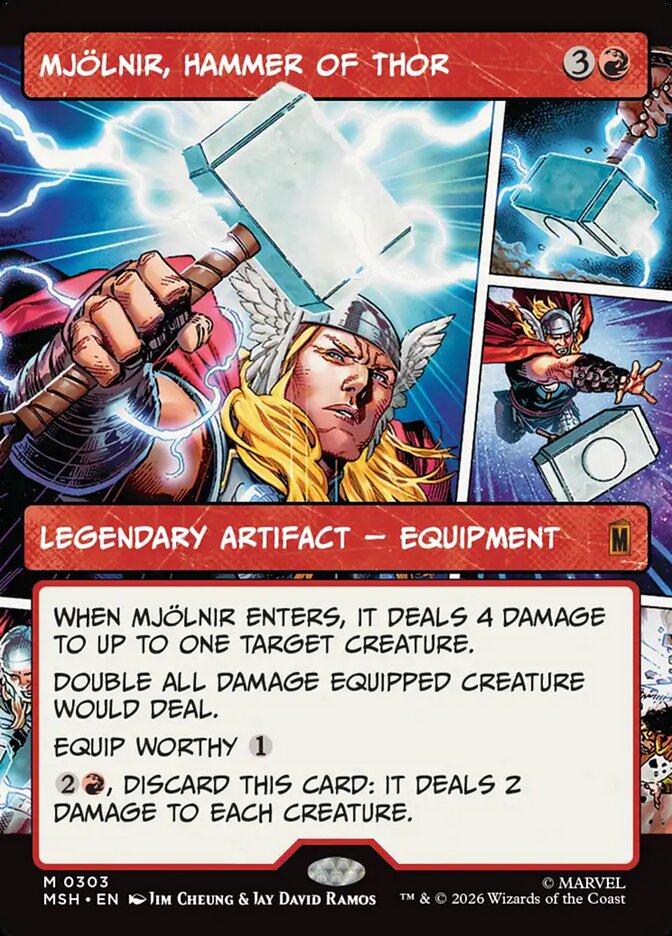 Mjölnir, Hammer of Thor (303) - Marvel Super Heroes (MSH)