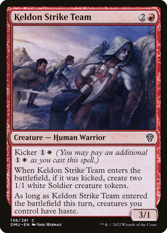 Keldon Strike Team (136) - Dominaria United (DMU)