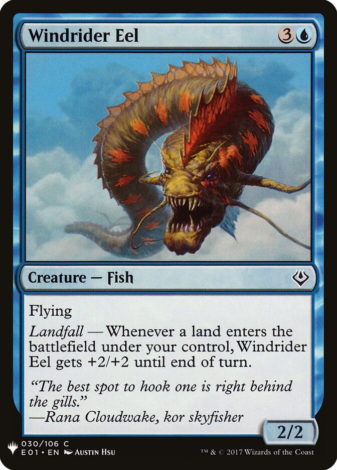 Windrider Eel (E01-30) - The List (PLST)