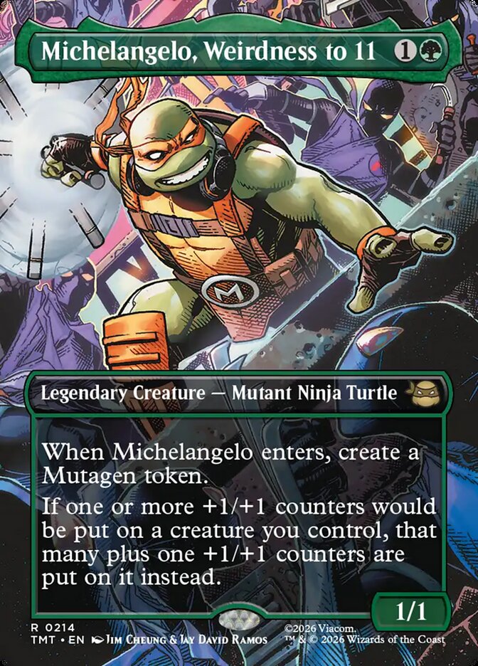Michelangelo, Weirdness to 11 (214) - Teenage Mutant Ninja Turtles (TMT)