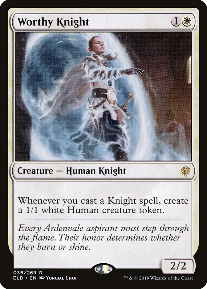 Worthy Knight (36) - Throne of Eldraine (ELD)