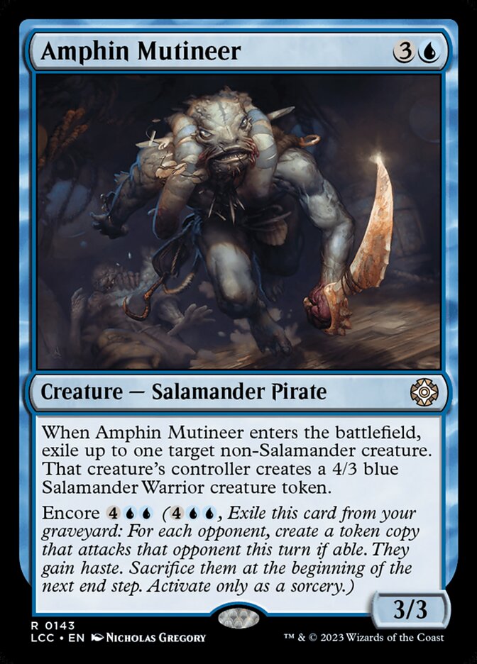 Amphin Mutineer (143) - The Lost Caverns of Ixalan Commander (LCC)