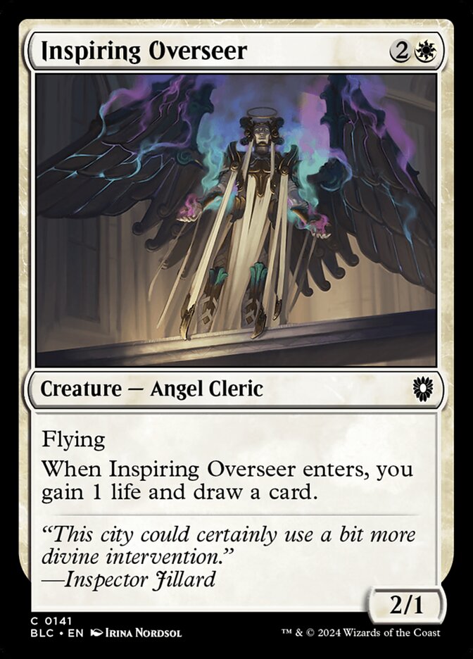 Inspiring Overseer (141) - Bloomburrow Commander (BLC)