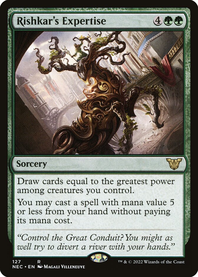 Rishkar's Expertise (127) - Neon Dynasty Commander (NEC)