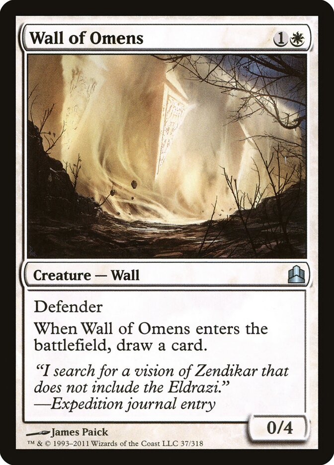Wall of Omens (37) - Commander 2011 (CMD)