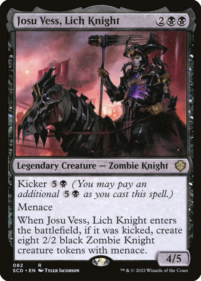 Josu Vess, Lich Knight (82) - Starter Commander Decks (SCD)